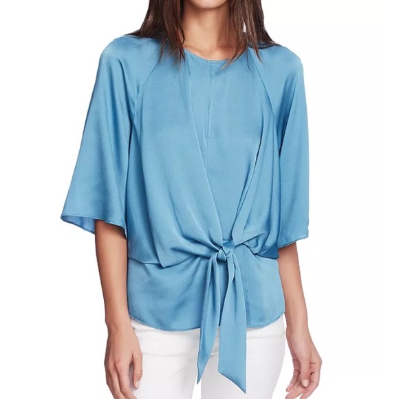 Vince Camuto Tops - VINCE CAMUTO TIE FRONT TOP